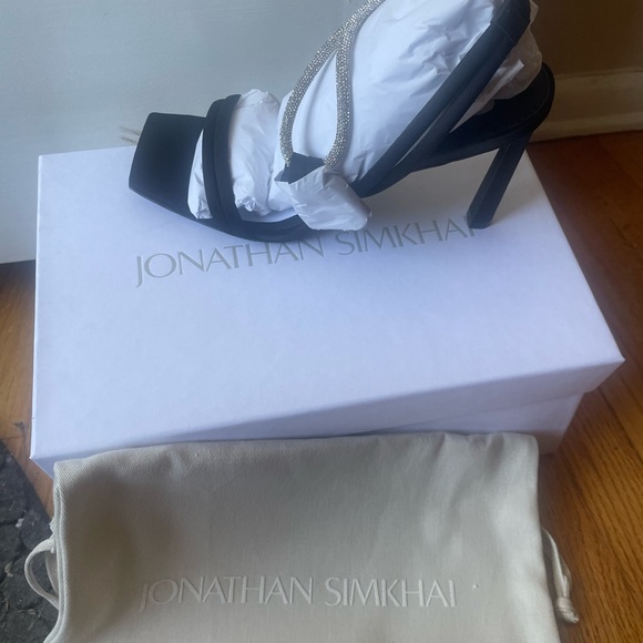 Jonathan Simkhai Cassie Strappy Crystal Sandal - Picture 5 of 6